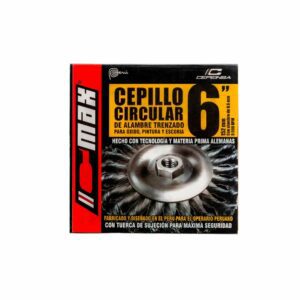 CEPILLO CIRCULAR 6" ACERO TRENZADO C/T