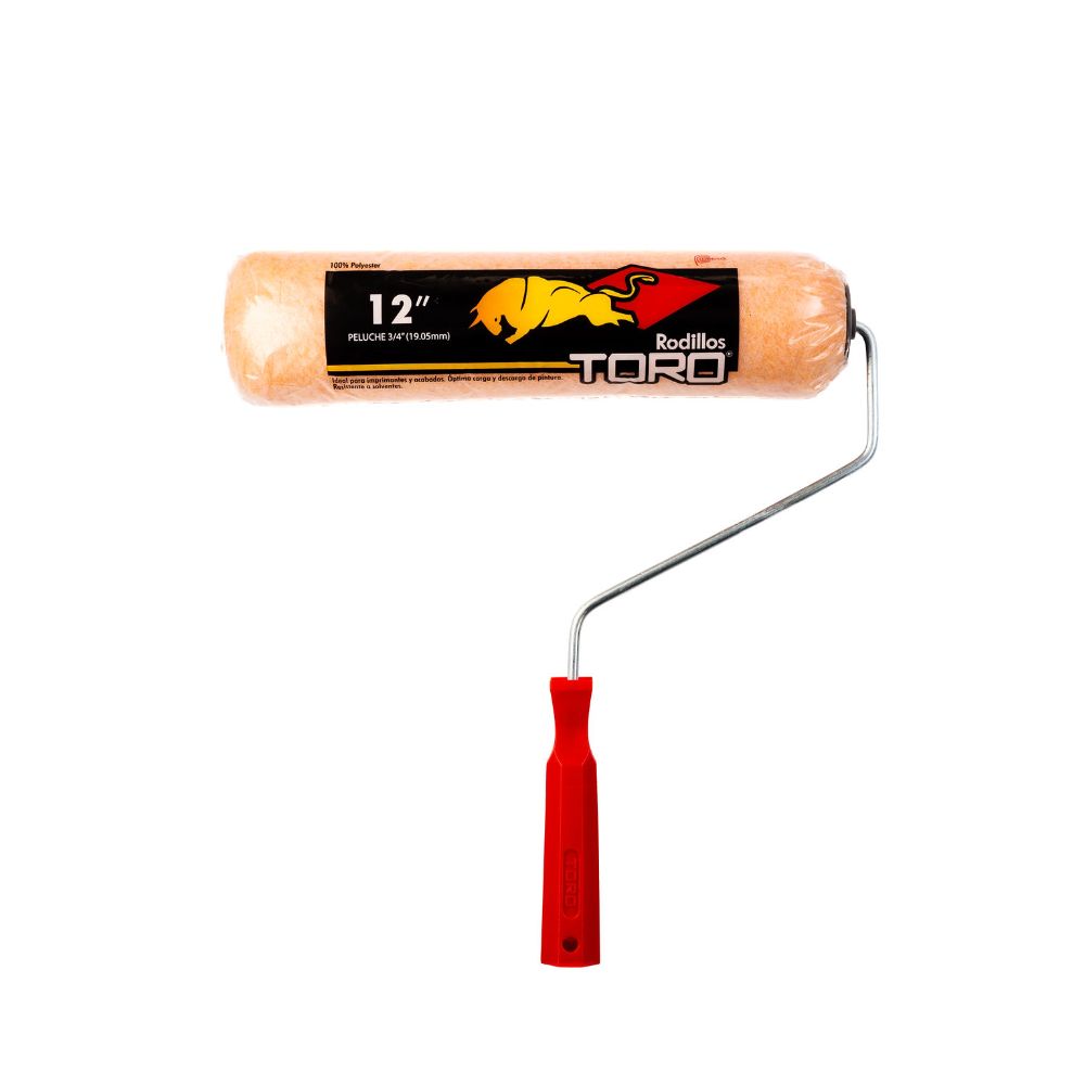 RODILLO TORO AMARILLO 12"
