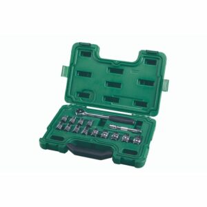 JUEGO DADOS HEXAGONALES DE  1/2" SATA 13 PIEZAS MILIMETRICOS  ST09525SJ