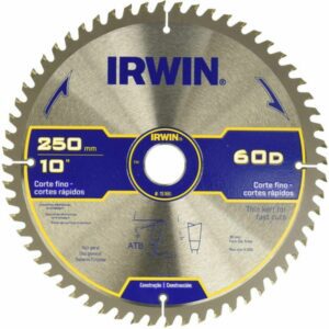 DISCO PARA  SIERRA CIRCULAR DE  10X60 DIENTES  EJE 30MM + 4 ADAPTADORES 15186