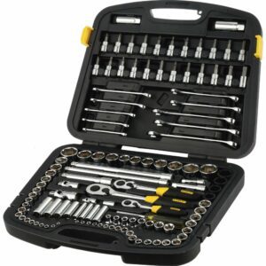 JUEGO DE DADOS ACCESORIOS Y LLAVES 120 PZAS