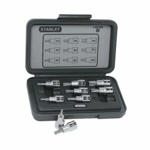 JUEGO DE DATOS PUNTAS TORX 9 PZAS ENC 1/2" T20-T60