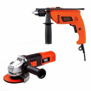 Taladro Percutor B+D HD650 650w + Esmeril G720 820w