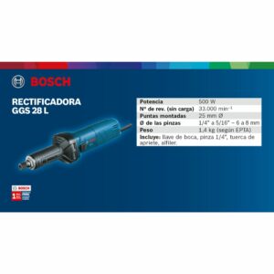 ESMERIL RECTO GGS-28 L (EX. 27 L)