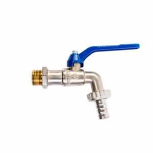 CAÑO JARDÍN LIVIANO 1/2" PALANCA AZUL.