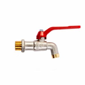 CAÑO BOTADERO 1/2" PALANCA ROJO