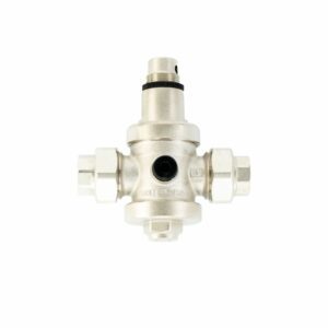 REDUCTORA DE PRESIÓN 1/2" NIQUELADO CON RACORDS