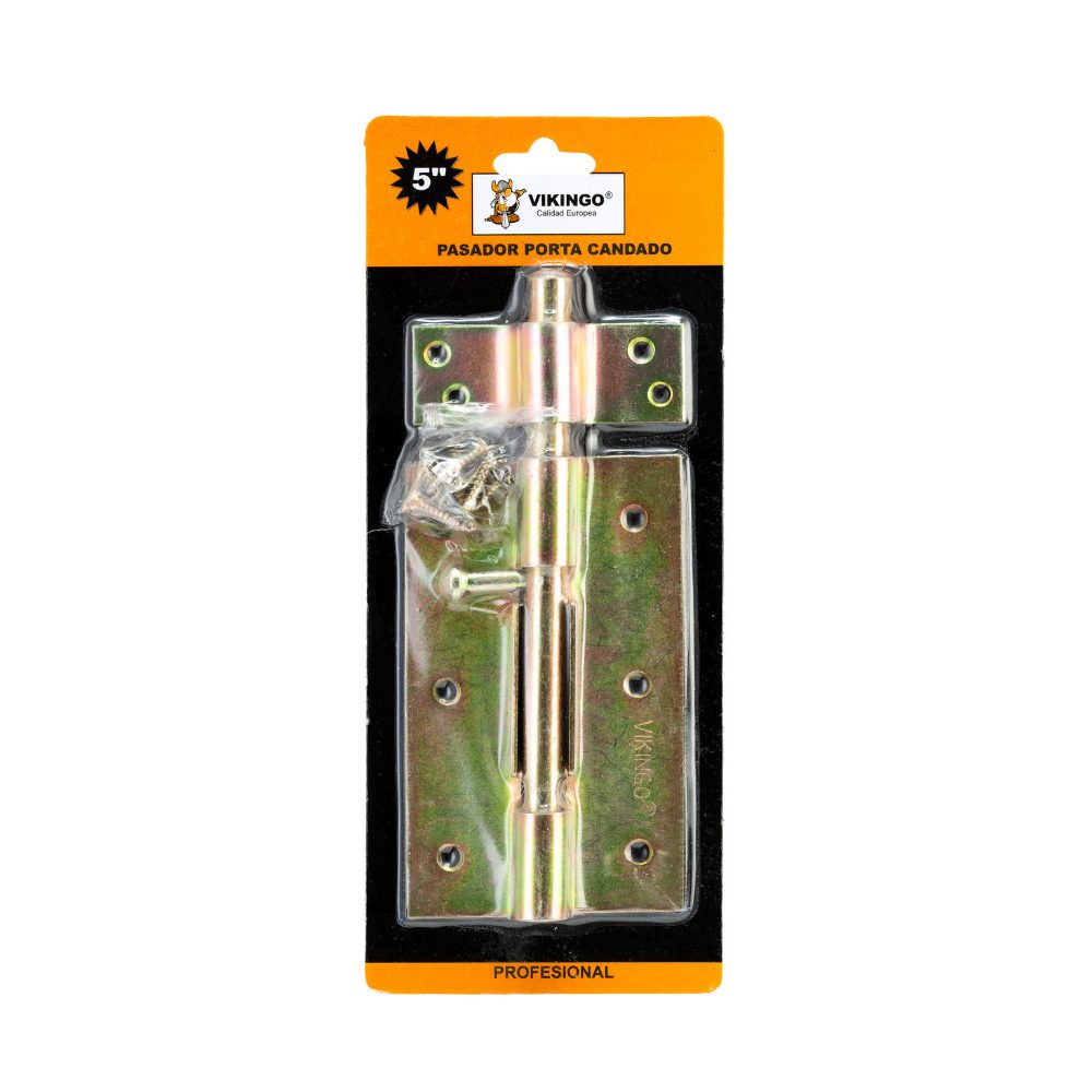 CERROJO PASADOR PESADO C/TORNILLO 5" TROPICALIZADO