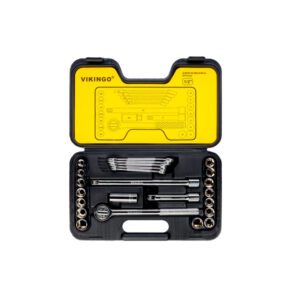 SET 25 LLAVES Y DADOS 1/2 " MILIMETROS Y PULGADAS