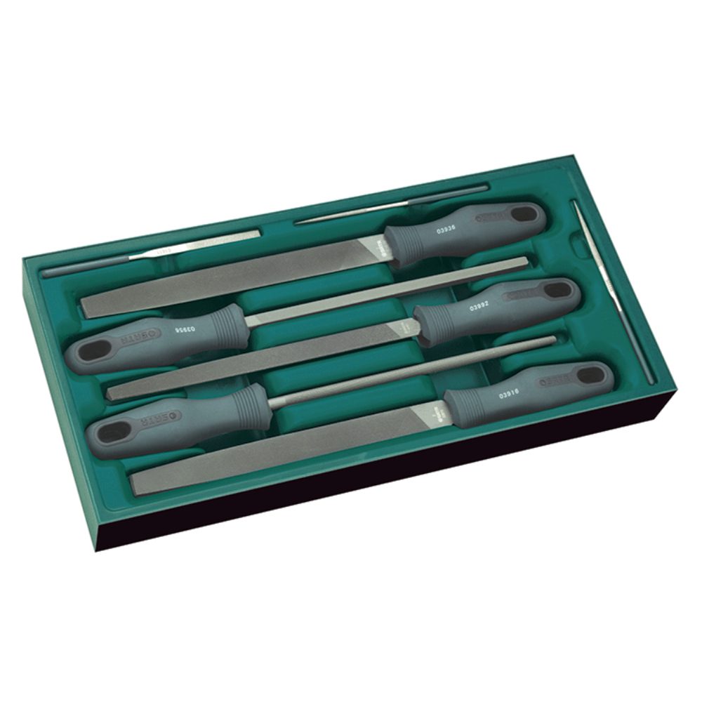 JUEGO DE 8 LIMAS CON MANGO EN  BANDEJA  GL09910EM