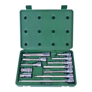 JUEGO DE COPAS CON PUNTAS LARGAS DE 1/2" 12 PIEZAS ST09055SJ