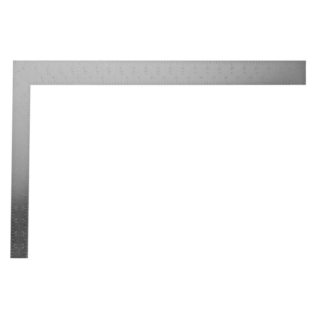 ESCUADRA PLANA METAL 24" EN PULGADA