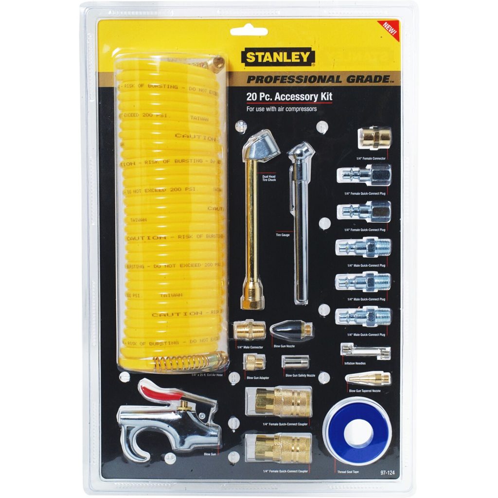 JUEGO ACCESORIOS PARA NEUMATICA 20 PIEZAS