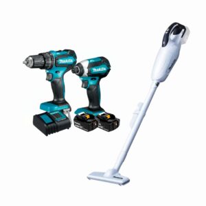 COMBO TALADRO + ATORNILLADOR + ASPIRADORA