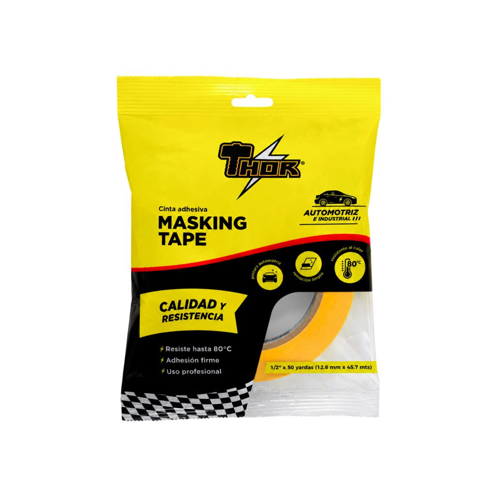 MASKING TAPE AUTOMOTRIZ 1/2"