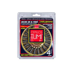 CEPILLO CIRCULAR 4.1/2" ACERO TRENZADO TUMI